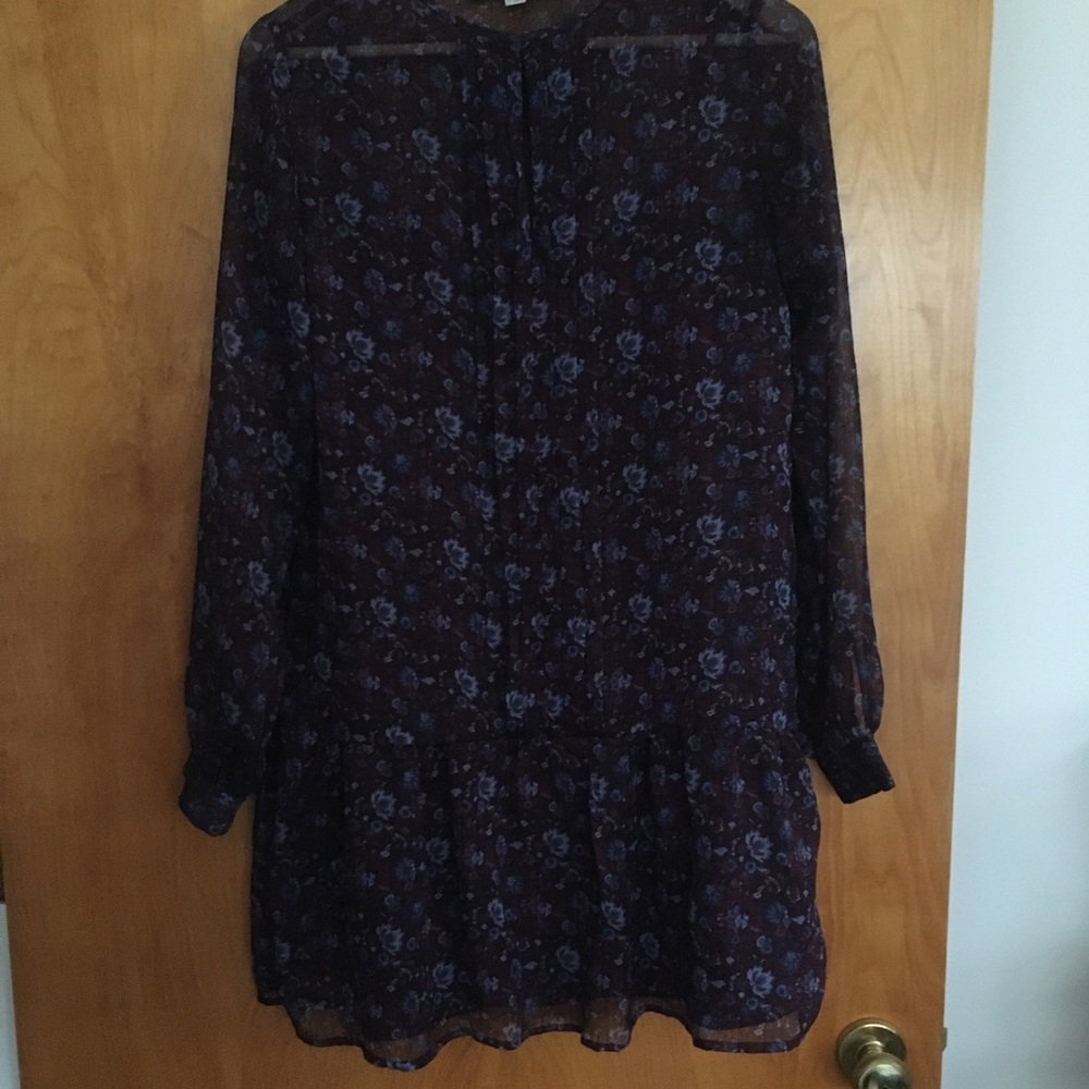 LOFT floral flowy dress